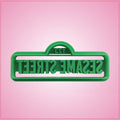 Embossed Street Sign Cookie Cutter 