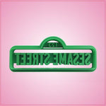 Embossed Street Sign Cookie Cutter
