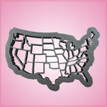 Embossed United States Cookie Cutter