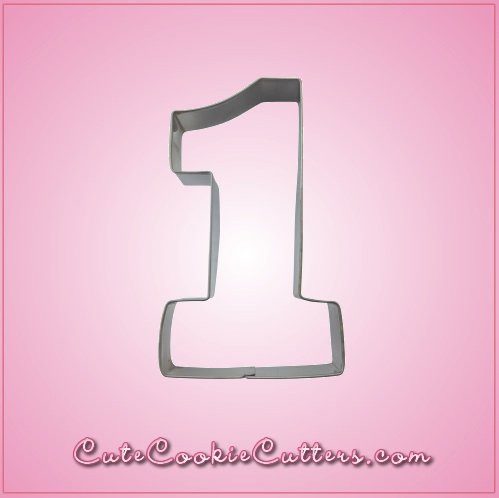 Fancy Number 1 Cookie Cutter 