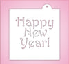 Fancy Happy New Year Stencil