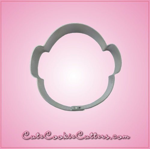 Fancy Monkey Head Cookie Cutter 