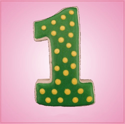 Fancy Number 1 Cookie Cutter 