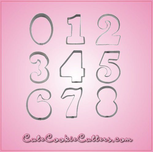 Fancy Number 4 Cookie Cutter 