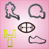 Football Cookie Cutter Set 