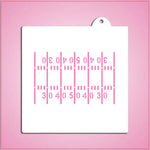 Football Field Stencil