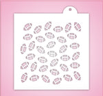 Football Pattern Stencil