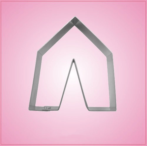 Forward Facing Tent Cookie Cutter 