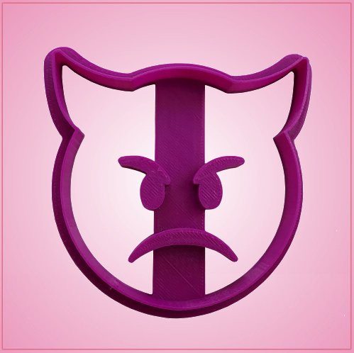 Frowning Devil Emoji Cookie Cutter 