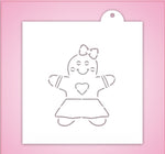 Gingerbread Girl PYO Stencil