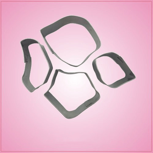Giraffe Print Cookie Cutter Set 