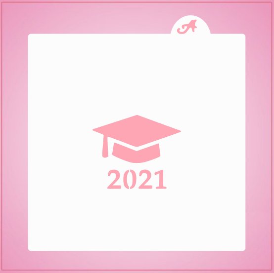 Graduation Cap 2021 Stencil