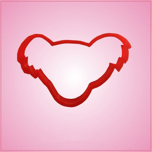 Grateful Bear Face Cookie Cutter 