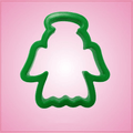Green Angel Cookie Cutter 