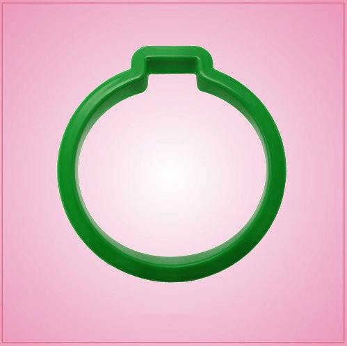 Green Christmas Ornament Cookie Cutter 