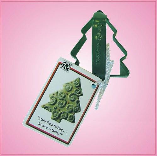Green Christmas Tree Cookie Cutter With Handle 