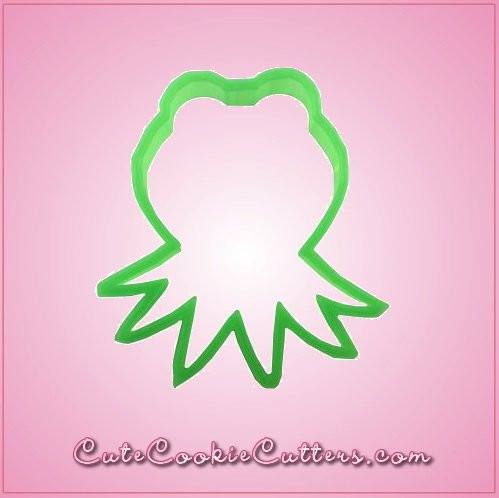 Green Frog Puppet Cookie Cutter 