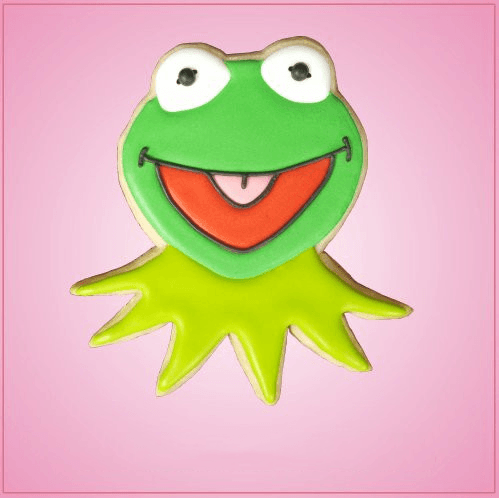 Green Frog Puppet Cookie Cutter 