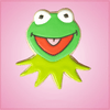 Green Frog Puppet Cookie Cutter 