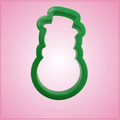 Green Frosty the Snowman Cookie Cutter 