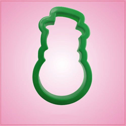 Green Frosty the Snowman Cookie Cutter 