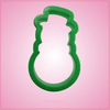 Green Frosty the Snowman Cookie Cutter 