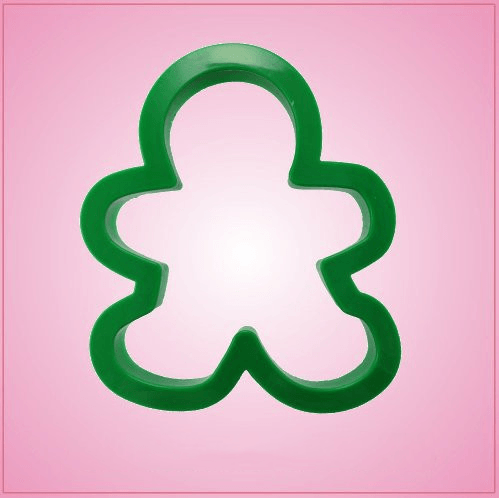 Green Gingerbread Boy Cookie Cutter 