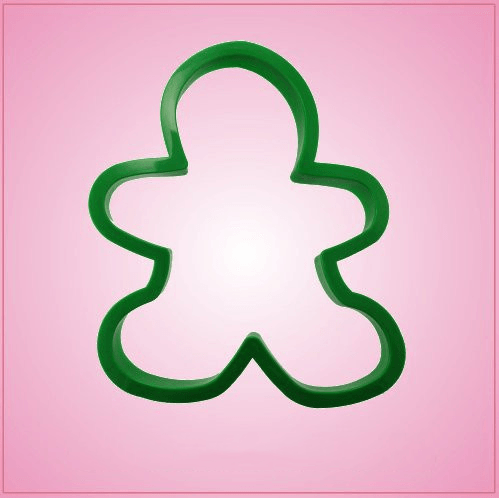 Green Gingerbread Man Cookie Cutter 