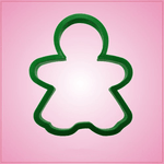 Green Gingerbread Woman Cookie Cutter