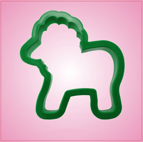 Green Lion Cookie Cutter 