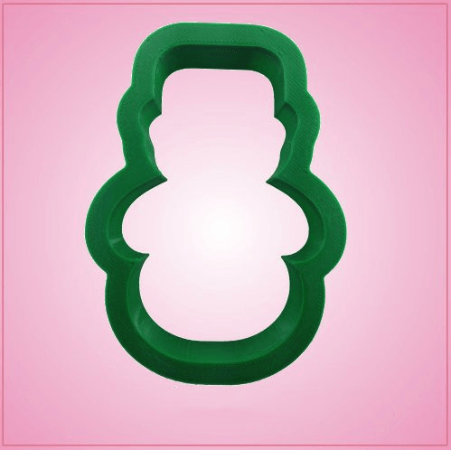 Green Snowman Cookie Cutter 