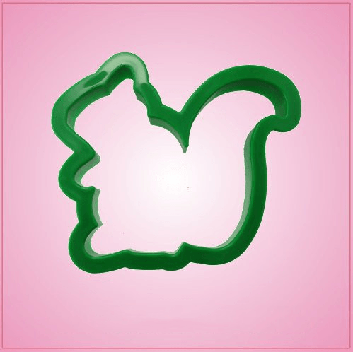 Green Squirrel Cookie Cutter 
