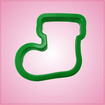 Green Stocking Cookie Cutter