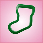 Green Stocking 2 Cookie Cutter