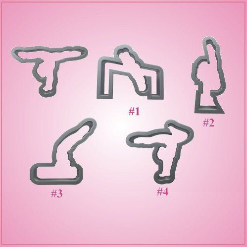 Gymnast Cookie Cutter Set 