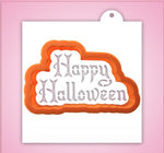 Happy Halloween Cookie Cutter With Stencil