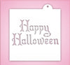 Happy Halloween Cookie Cutter With Stencil
