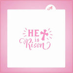 He Is Risen Stencil