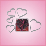 Heart 5 Piece Cookie Cutter Set
