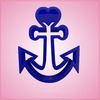 Heart Anchor Cookie Cutter 