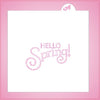 Hello Spring Stencil