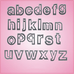 Helvetica Cookie Cutter Set
