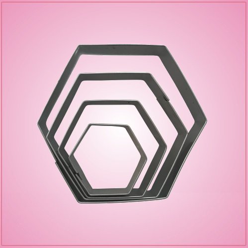Hexagon Cookie Cutter Set