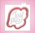 Joy Cookie Cutter With Stencil