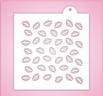 Kisses Pattern Stencil