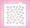 Kisses Pattern Stencil