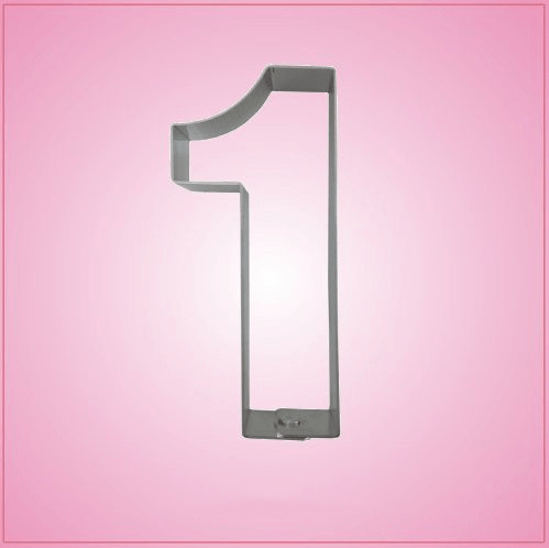 Large Number 1 Cookie Cutter