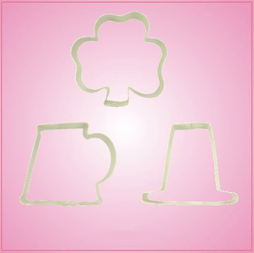 Large St Patricks Day Cookie Cutter Set