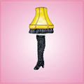 Decorated Holiday Leg Lamp Cheap Cookie Cutters