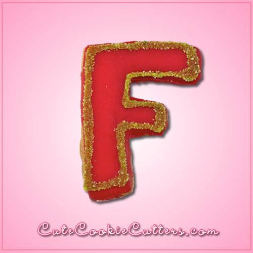 Letter F Cookie Cutter - Cheap Cookie Cutters